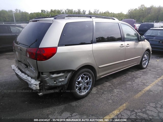 5TDZA23C36S507647 - 2006 TOYOTA SIENNA CE/LE GOLD photo 4