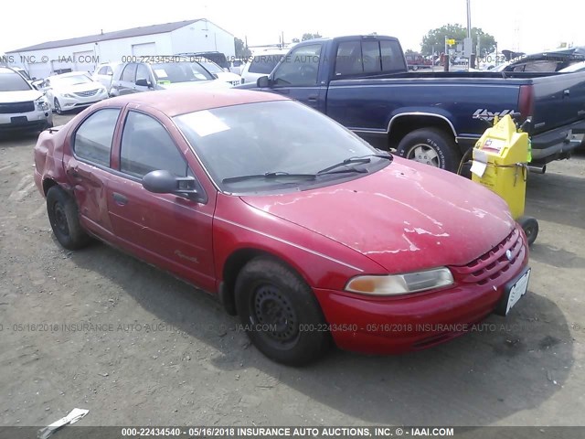 1P3EJ46C7WN199569 - 1998 PLYMOUTH BREEZE EXPRESSO RED photo 1