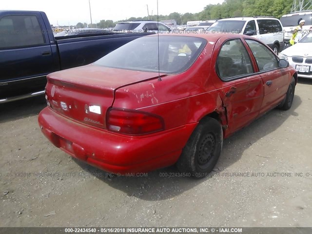 1P3EJ46C7WN199569 - 1998 PLYMOUTH BREEZE EXPRESSO RED photo 4