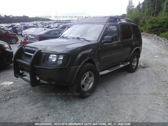 5N1ED28T23C684343 - 2003 NISSAN XTERRA XE/SE GREEN photo 2