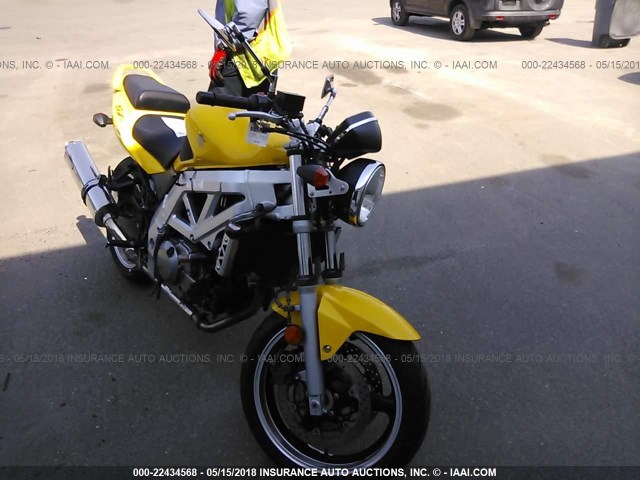 JS1VP53A142101278 - 2004 SUZUKI SV650 YELLOW photo 1