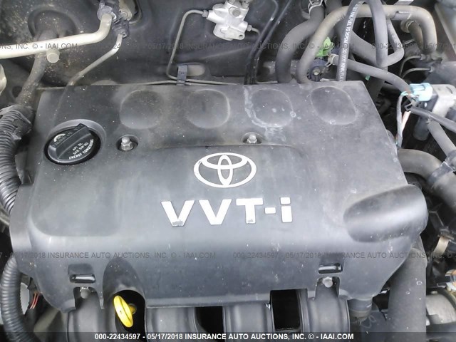 JTLKT324850209113 - 2005 TOYOTA SCION XB SILVER photo 10