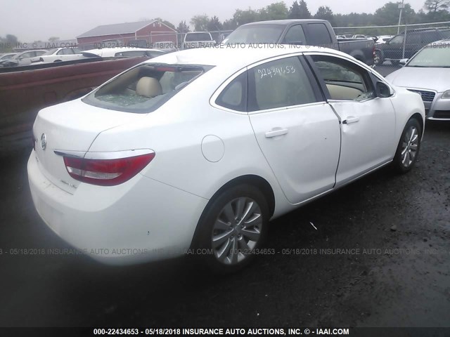 1G4PP5SK1G4131023 - 2016 BUICK VERANO WHITE photo 4