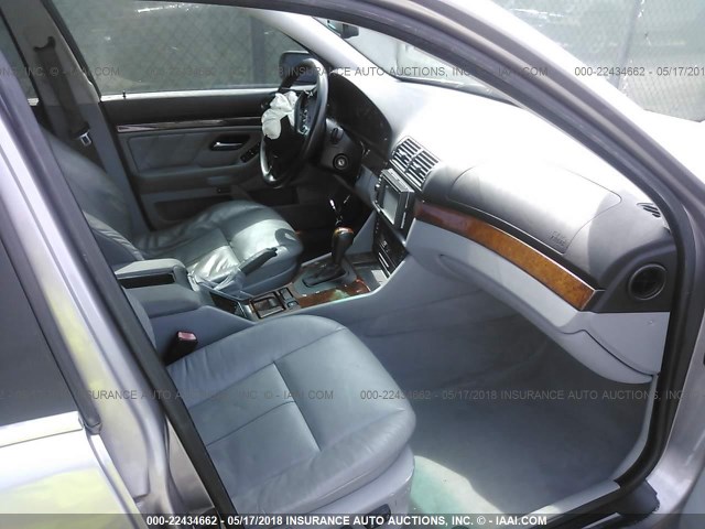 WBADT634X1CF09670 - 2001 BMW 530 I AUTOMATIC SILVER photo 5