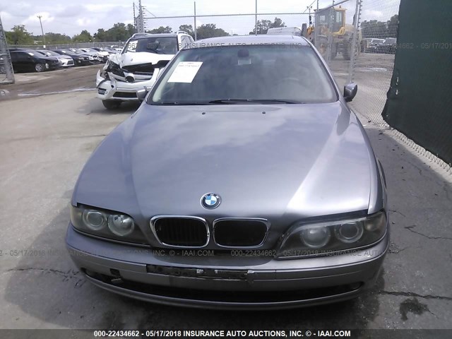 WBADT634X1CF09670 - 2001 BMW 530 I AUTOMATIC SILVER photo 6