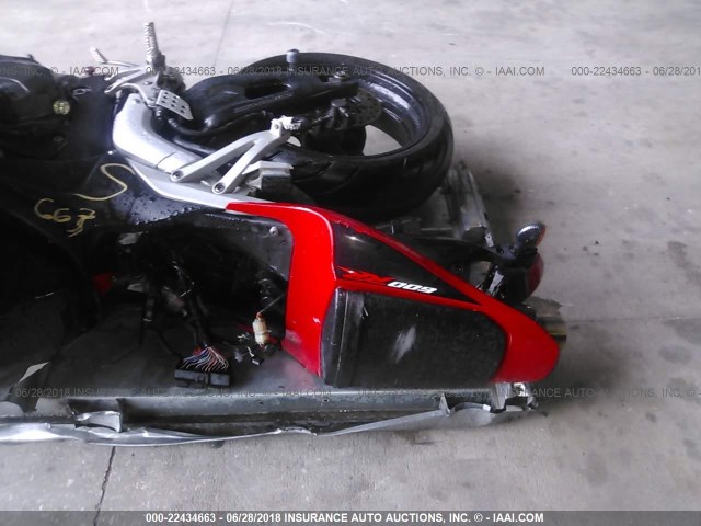 JH2PC40087M009861 - 2007 HONDA CBR600 RR RED photo 6