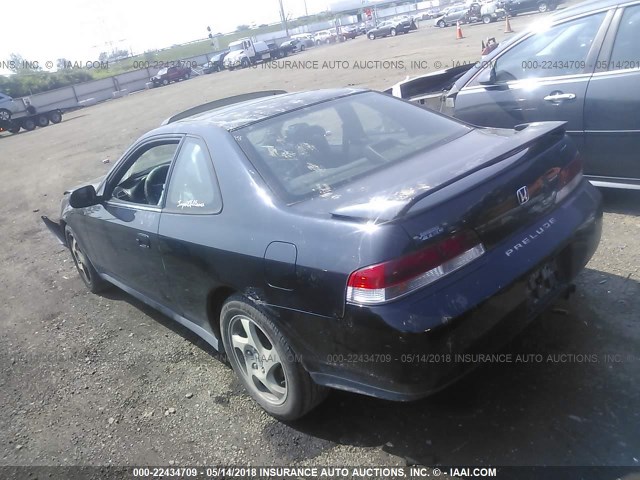 JHMBB6248WC000954 - 1998 HONDA PRELUDE BLACK photo 3