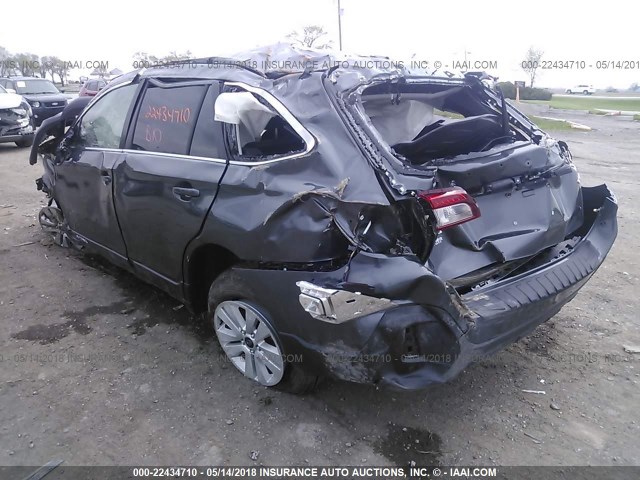 4S4BSAFC1J3273471 - 2018 SUBARU OUTBACK 2.5I PREMIUM GRAY photo 3