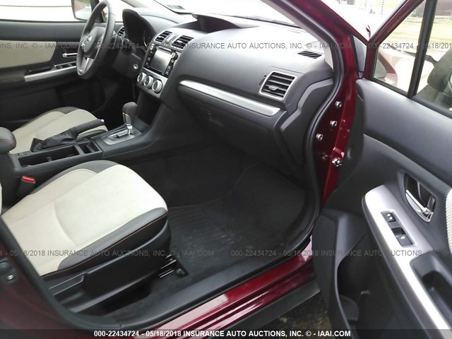 JF2GPABC0HH264552 - 2017 SUBARU CROSSTREK PREMIUM მუქწითელი ფოტო 5