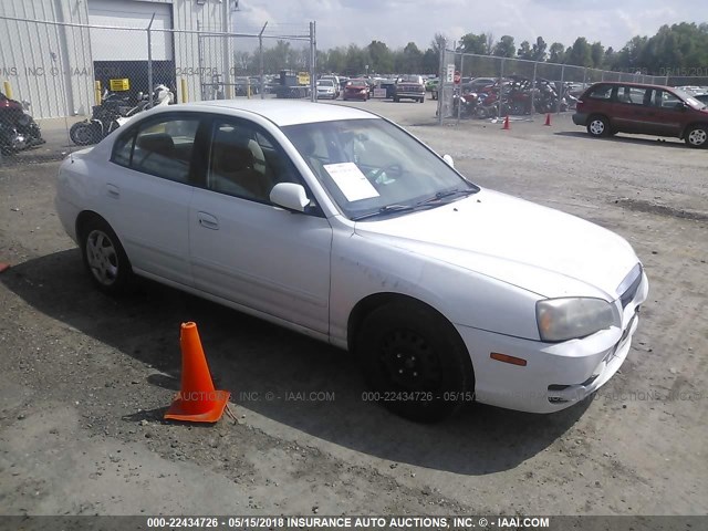 KMHDN46D56U323686 - 2006 HYUNDAI ELANTRA GLS/GT/LIMITED WHITE photo 1