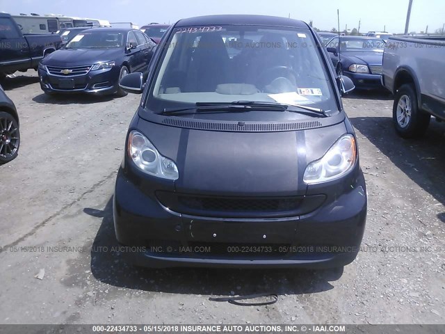 WMEEJ31X99K290452 - 2009 SMART FORTWO PURE/PASSION BLACK photo 6