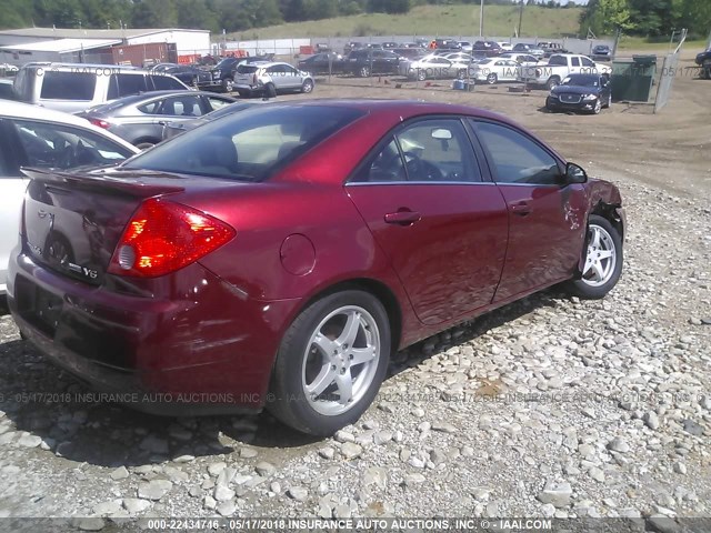 1G2ZJ57K594260784 - 2009 PONTIAC G6 RED photo 4