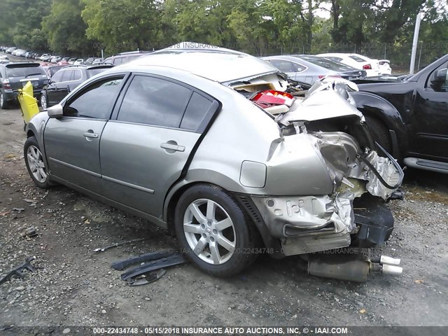 1N4BA41E64C909457 - 2004 NISSAN MAXIMA SE/SL GRAY photo 3