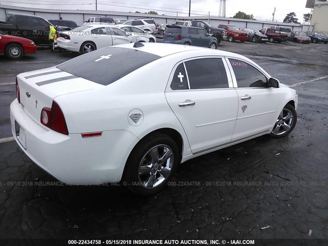 1G1ZD5EU4CF108622 - 2012 CHEVROLET MALIBU 2LT WHITE photo 4