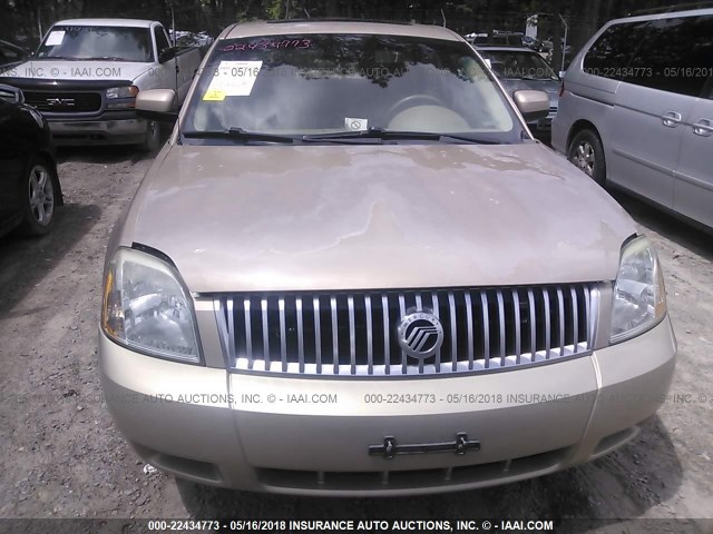 1MEHM42177G608540 - 2007 MERCURY MONTEGO PREMIER GOLD photo 6