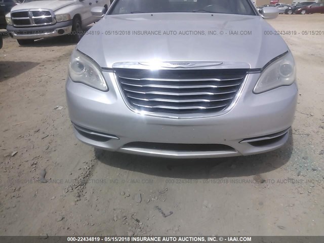 1C3BC1FB9BN527639 - 2011 CHRYSLER 200 TOURING SILVER photo 6