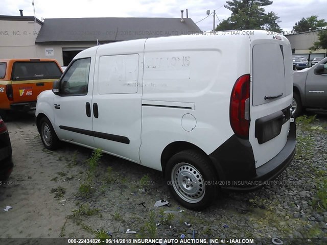 ZFBERFAT5G6B07033 - 2016 RAM PROMASTER CITY  WHITE photo 3