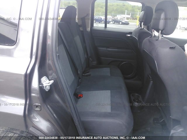 1C4NJRBB8GD659131 - 2016 JEEP PATRIOT SPORT GRAY photo 8