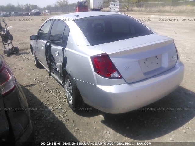 1G8AJ55F97Z151270 - 2007 SATURN ION LEVEL 2 SILVER photo 3