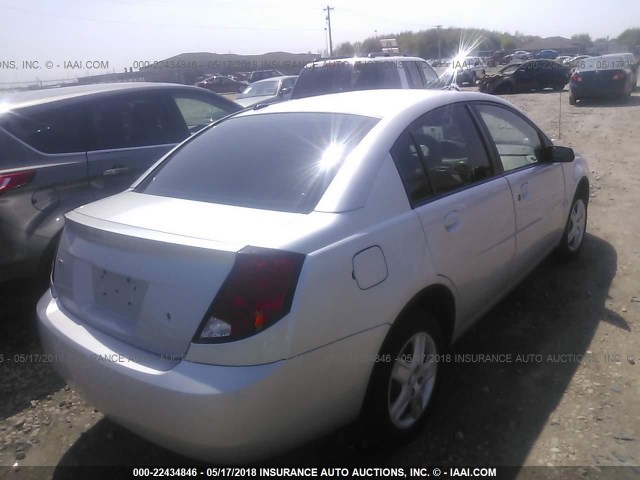 1G8AJ55F97Z151270 - 2007 SATURN ION LEVEL 2 SILVER photo 4