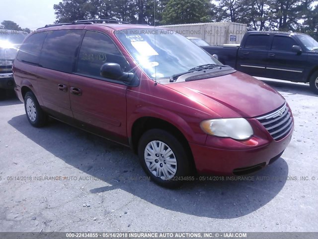 2A4GP44R37R100193 - 2007 CHRYSLER TOWN & COUNTRY LX RED photo 1