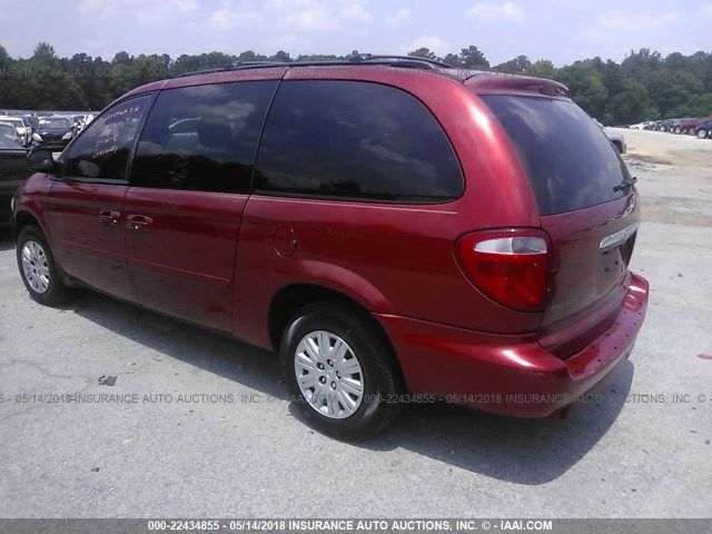 2A4GP44R37R100193 - 2007 CHRYSLER TOWN & COUNTRY LX RED photo 3