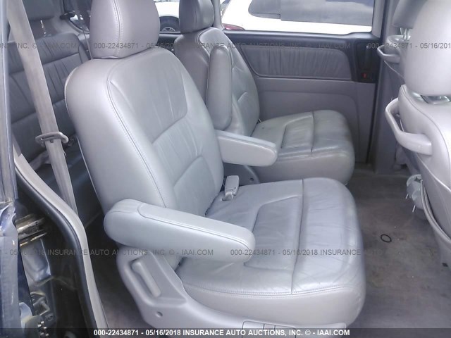5FNRL18044B070312 - 2004 HONDA ODYSSEY EXL მუქი ლურჯი ფოტო 8