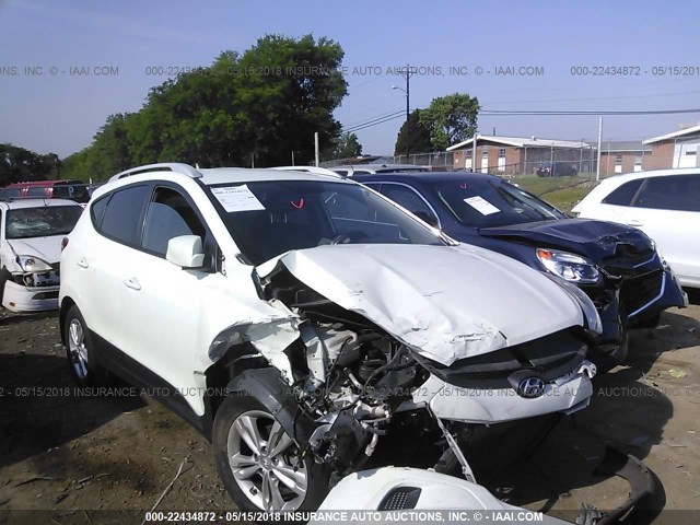 KM8JU3AC5BU256810 - 2011 HYUNDAI TUCSON GLS/LIMITED თეთრი ფოტო 1