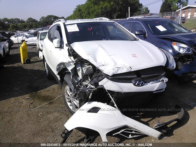 KM8JU3AC5BU256810 - 2011 HYUNDAI TUCSON GLS/LIMITED თეთრი ფოტო 6