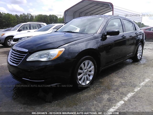 1C3BC1FB6BN514802 - 2011 CHRYSLER 200 TOURING BLACK photo 2