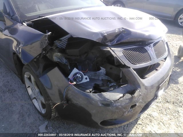 1G2AN18B487212943 - 2008 PONTIAC G5 GT GRAY photo 6