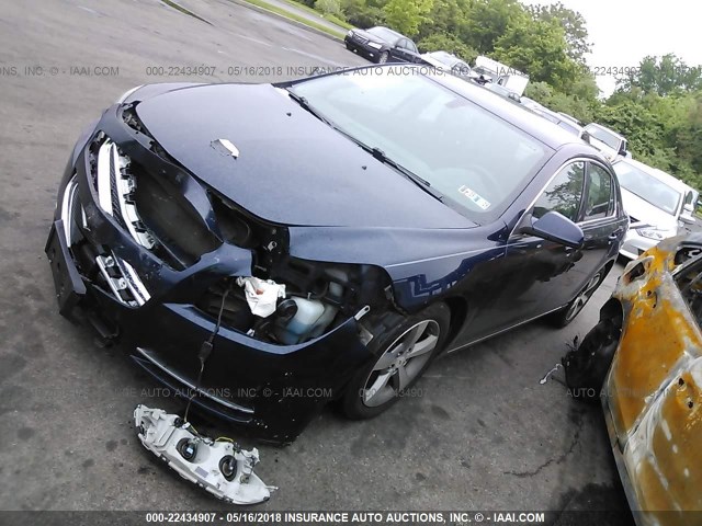 1G1ZC5E16BF115868 - 2011 CHEVROLET MALIBU 1LT 深蓝色 照片 2