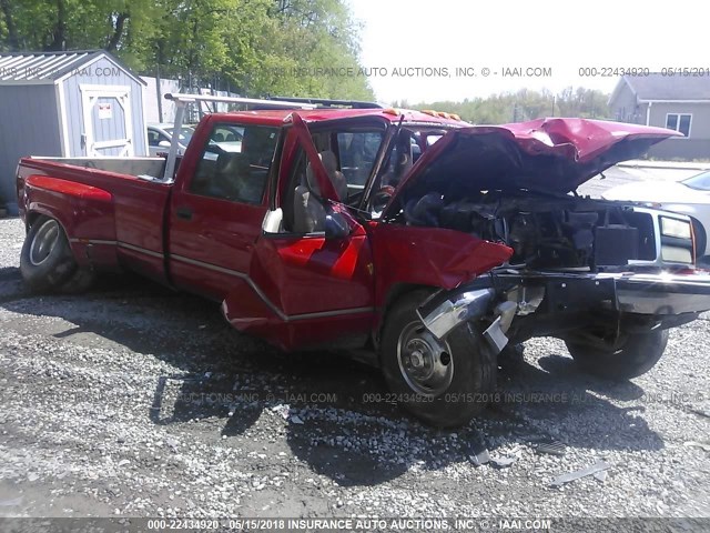 1GDHC33F4VF037273 - 1997 GMC SIERRA C3500 RED photo 1