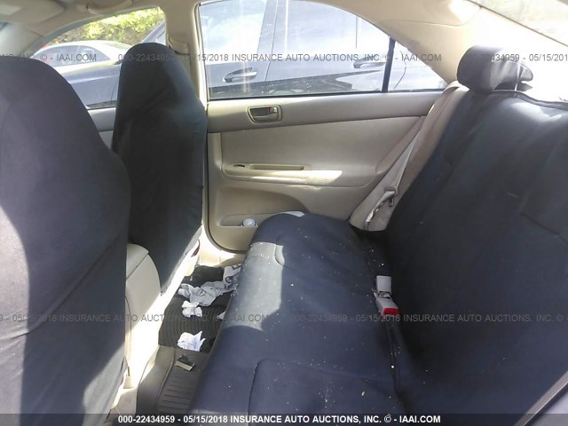 4T1BE32K62U040651 - 2002 TOYOTA CAMRY LE/XLE/SE შავი ფოტო 8