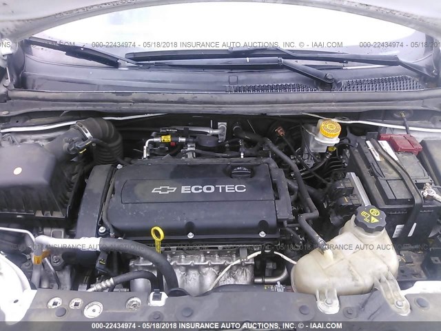 1G1JA6SHXC4142188 - 2012 CHEVROLET SONIC LS Ağ foto 10