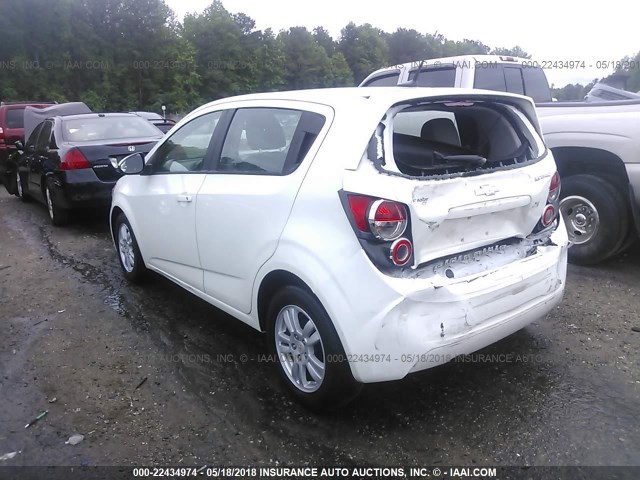 1G1JA6SHXC4142188 - 2012 CHEVROLET SONIC LS Ağ foto 3