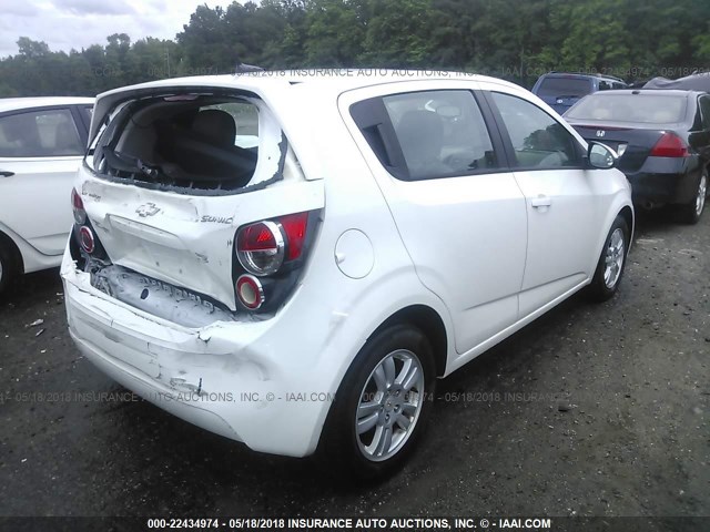 1G1JA6SHXC4142188 - 2012 CHEVROLET SONIC LS Ağ foto 4
