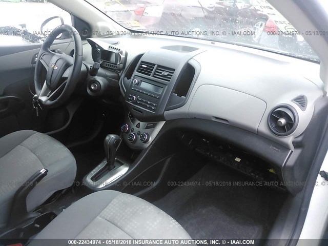 1G1JA6SHXC4142188 - 2012 CHEVROLET SONIC LS Ağ foto 5