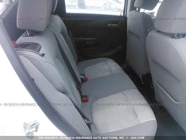 1G1JA6SHXC4142188 - 2012 CHEVROLET SONIC LS Ağ foto 8