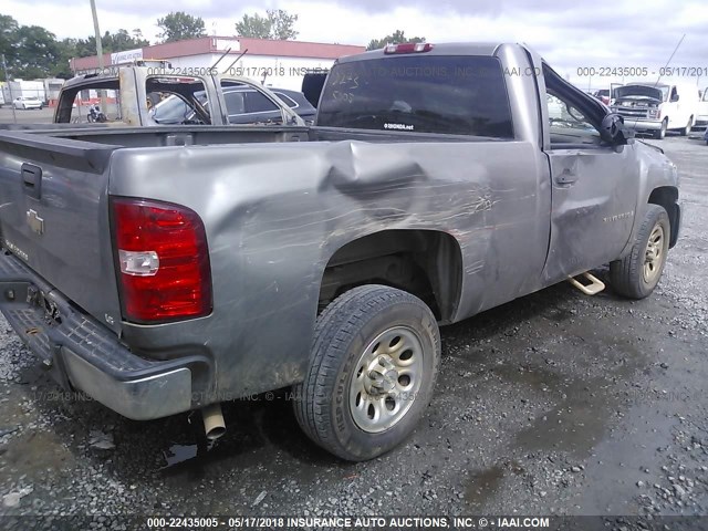 1GCEC14X48Z313814 - 2008 CHEVROLET SILVERADO C1500 GRAY photo 1