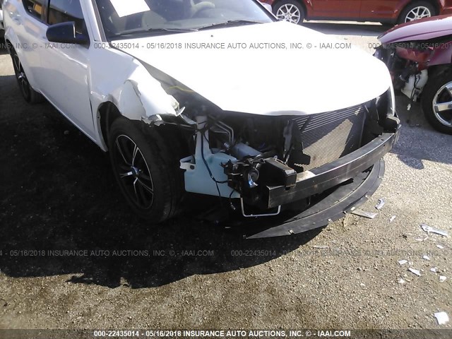 1B3LC56K28N299419 - 2008 DODGE AVENGER SXT WHITE photo 6