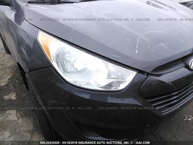 KM8JU3AC4CU517961 - 2012 HYUNDAI TUCSON GLS/LIMITED შავი ფოტო 6