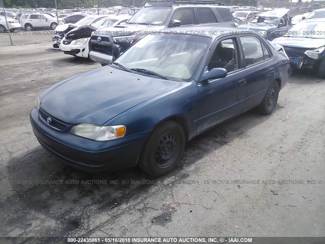 2T1BR18E1WC045662 - 1998 TOYOTA COROLLA VE/CE/LE Blau Foto 2