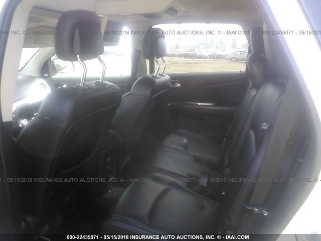 3C4PDDEG4ET139414 - 2014 DODGE JOURNEY R/T WHITE photo 8