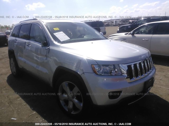 1C4RJFBG9CC341529 - 2012 JEEP GRAND CHEROKEE LIMITED SILVER photo 1