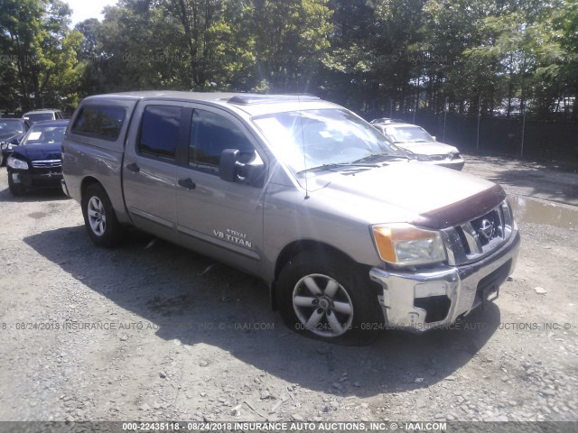 1N6BA07D98N354660 - 2008 NISSAN TITAN XE/SE/LE BROWN photo 1