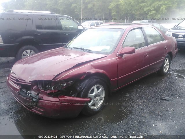 4T1BG22K3VU155636 - 1997 TOYOTA CAMRY CE/LE/XLE 红色 照片 2