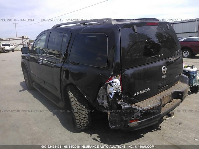 5N1BA08D79N604458 - 2009 NISSAN ARMADA SE/LE BLACK photo 3