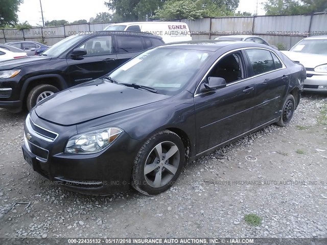 1G1ZC5E17BF124711 - 2011 CHEVROLET MALIBU 1LT 灰色 照片 2