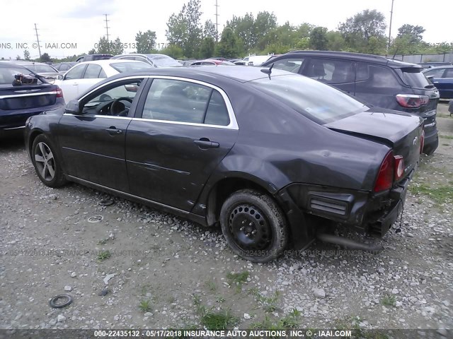1G1ZC5E17BF124711 - 2011 CHEVROLET MALIBU 1LT 灰色 照片 3